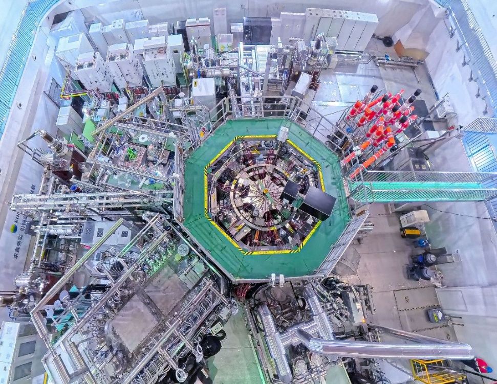 EXL-50U spherical torus device, top view